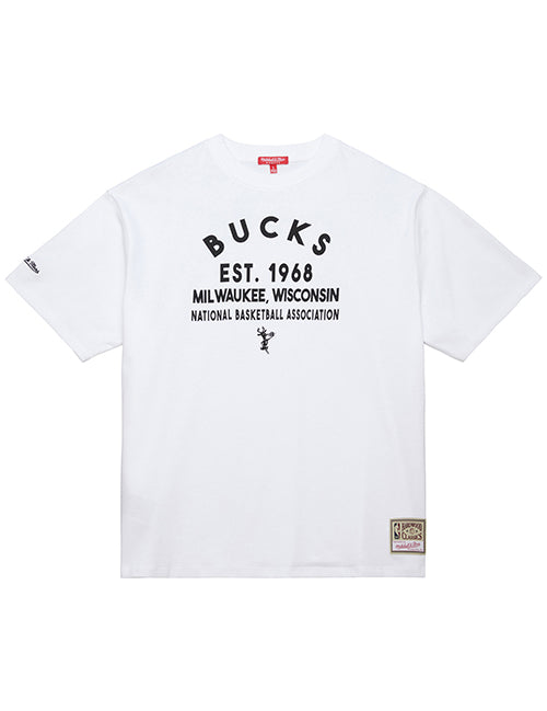 Women's Mitchell & Ness HWC '68 Class Milwaukee Bucks T-Shirt-front