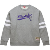 Women's Mitchell & Ness HWC '93 Head Coach Milwaukee Bucks Crew Sweatshirt