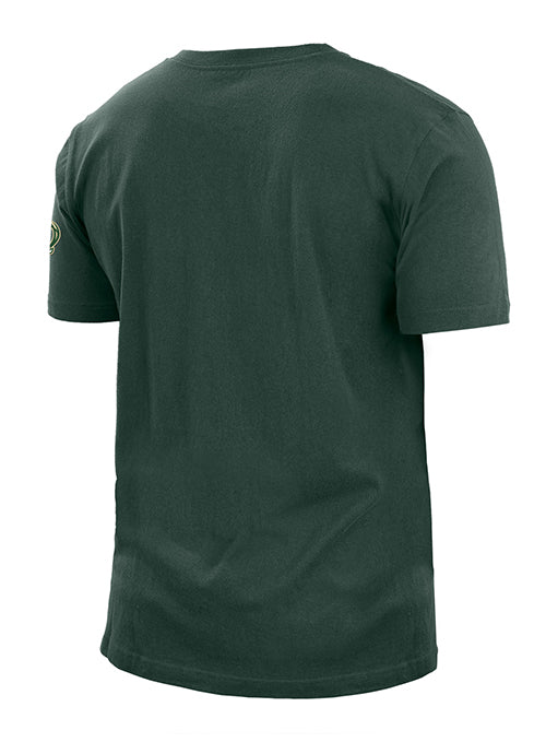 New Era Gameday Wordmark Green Milwaukee Bucks T-Shirt-back 