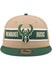 New Era Draft 2024 9Fifty Milwaukee Bucks Snapback Hat-front