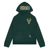 Youth Pro Standard Classic Chenille Milwaukee Bucks Hooded Sweatshirt-front