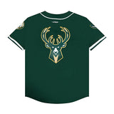 Youth Pro Standard Classic Mesh Milwaukee Bucks Baseball Jersey-back