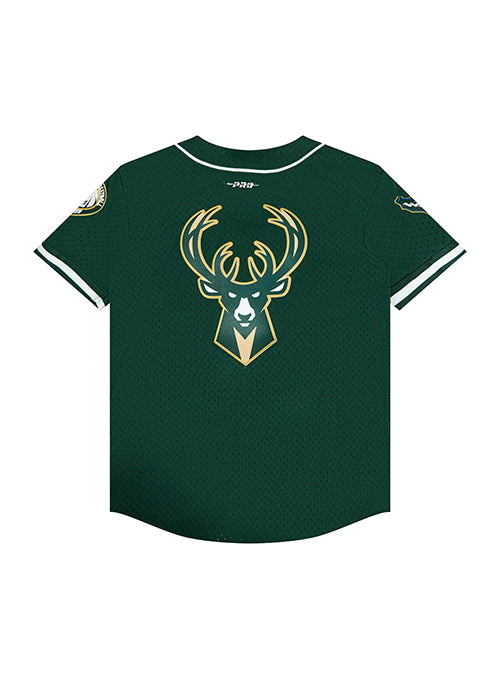 Youth Pro Standard Classic Mesh Milwaukee Bucks Baseball Jersey-back