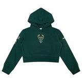 Youth Girl's Pro Standard Classic Milwaukee Bucks Hooded Sweatshirt