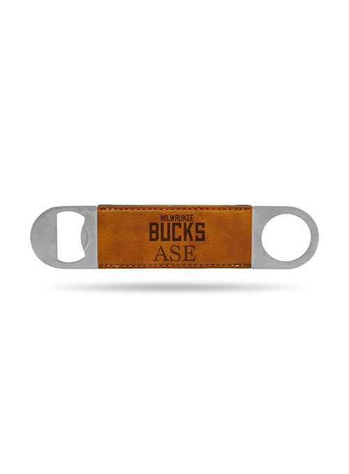 Rico Personalized Milwaukee Bucks Brown Bottle Opener