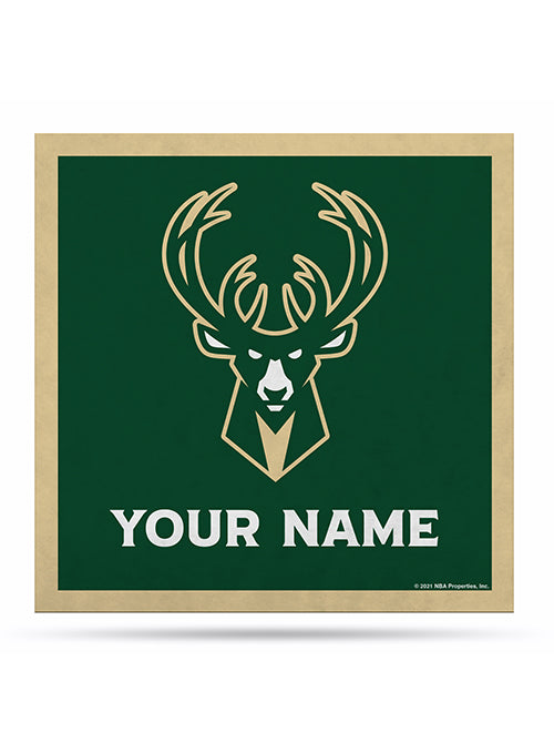 Rico Personalized Milwaukee Bucks 35'' Felt Banner