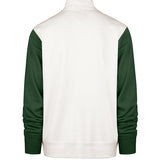 Women's '47 Brand Winning Streak Milwaukee Bucks 1/4 Zip Sweatshirt-back