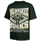 '47 Brand Heater Foundation Milwaukee Bucks T-Shirt-FRONT