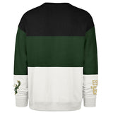 '47 Brand On Five Milwaukee Bucks Maximalist Crewneck Sweatshirt-back