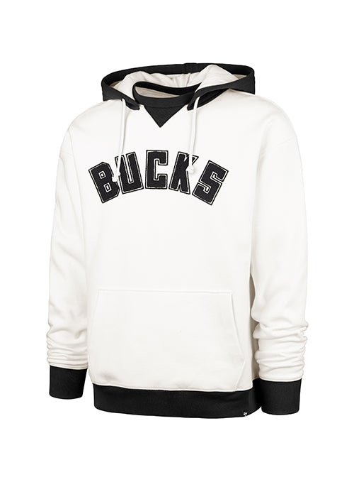 '47 Brand Foundation Wordmark Milwaukee Bucks Hooded Sweatshirt-front