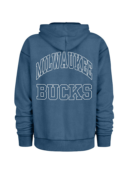 '47 Brand Montauk River Milwaukee Bucks Hooded Sweatshirt-back