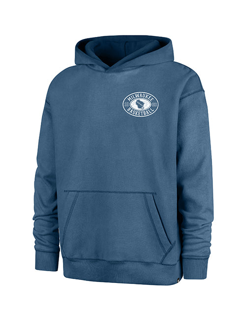 '47 Brand Montauk River Milwaukee Bucks Hooded Sweatshirt-front