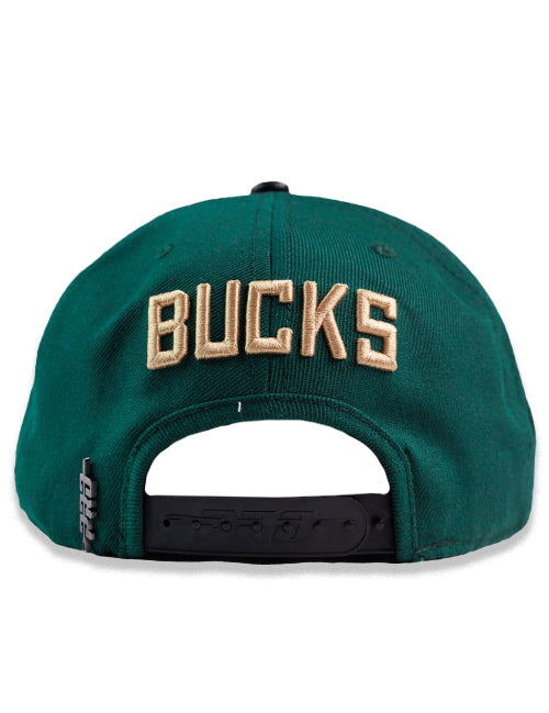 Pro Standard Milwaukee Bucks Two-Tone Classic Adjustable Hat-back