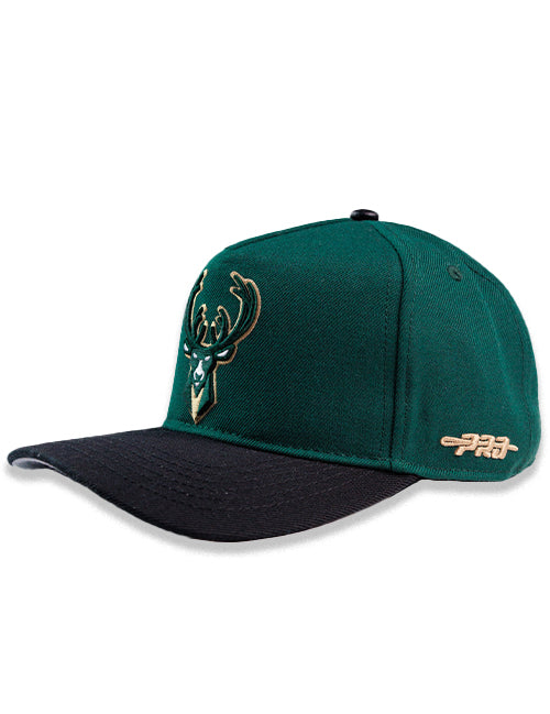 Pro Standard Milwaukee Bucks Two-Tone Classic Adjustable Hat-left