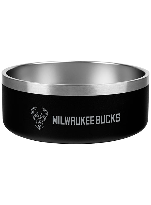 Stainless Steel Milwaukee Bucks Dog Bowl