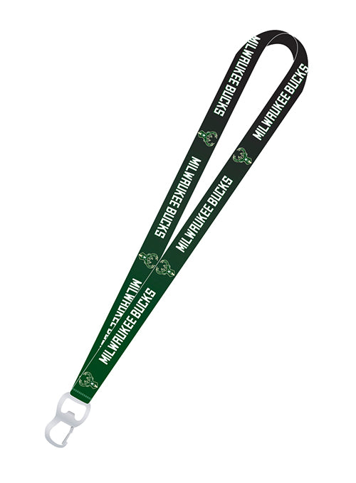 Pro Specialties Group Ombre Milwaukee Bucks Bottle Opener Lanyard