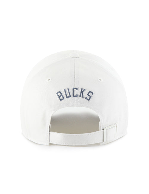 '47 Brand Foundation Wordmark Milwaukee Bucks Clean Up Adjustable Hat-back