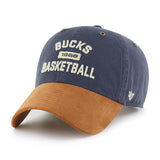 '47 Brand Raftes Milwaukee Bucks Clean Up Adjustable Hat-left