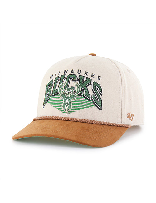 '47 Brand Pomona Wool Milwaukee Bucks Hitch Adjustable Hat-left