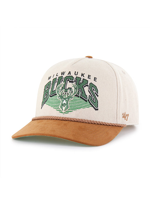 '47 Brand Pomona Wool Milwaukee Bucks Hitch Adjustable Hat-left