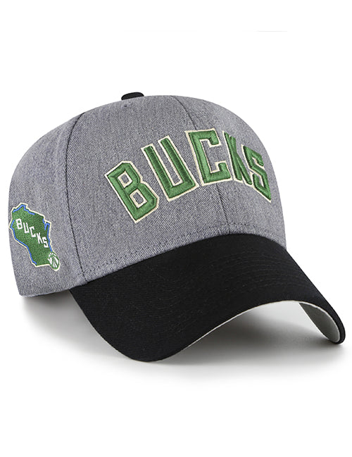 '47 Brand Granite Script MVP Milwaukee Bucks Adjustable Hat-right