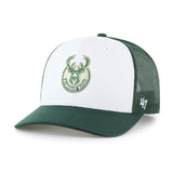 '47 Brand Freshman Milwaukee Bucks Trucker Adjustable Hat-front