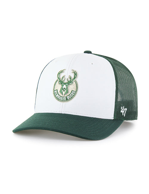 '47 Brand Freshman Milwaukee Bucks Trucker Adjustable Hat-front