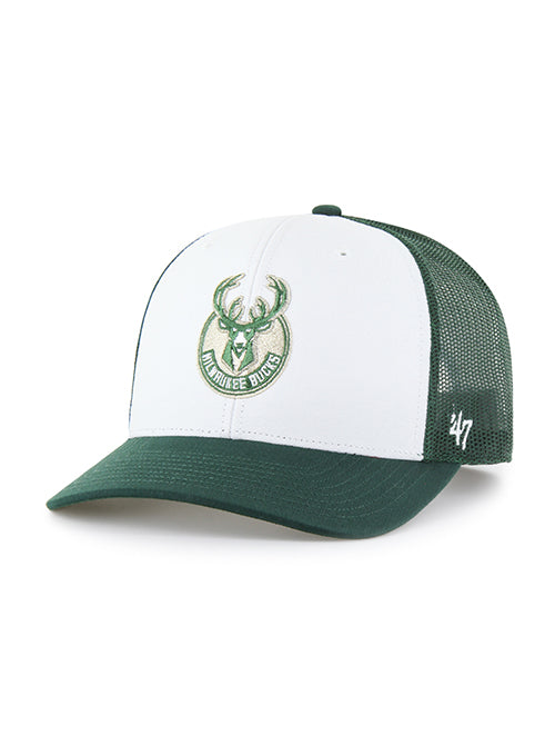 '47 Brand Freshman Milwaukee Bucks Trucker Adjustable Hat-front