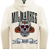 Pro Standard Día De Muertos Milwaukee Bucks Hooded Sweatshirt-back