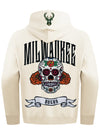 Pro Standard Día De Muertos Milwaukee Bucks Hooded Sweatshirt-back