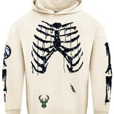 Pro Standard Día De Muertos Milwaukee Bucks Hooded Sweatshirt-front