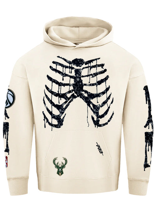 Pro Standard Día De Muertos Milwaukee Bucks Hooded Sweatshirt-front