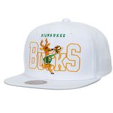 Mitchell & Ness HWC See Through Milwaukee Bucks Snapback Hat-front