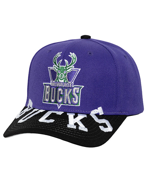 Mitchell & Ness HWC '93 Underarch Milwaukee Bucks Adjustable Hat-front