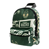 Pro Specialties Group Milwaukee Bucks Backpack--angled front 