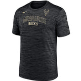 Nike Velocity Arched Team Name Milwaukee Bucks T-Shirt