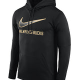 Nike Therma Gradient Swoosh Milwaukee Bucks Hooded Sweatshirt