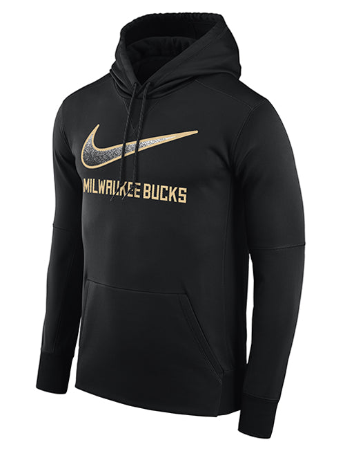 Nike Therma Gradient Swoosh Milwaukee Bucks Hooded Sweatshirt