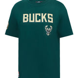 Women's Pro Standard Game Day Milwaukee Bucks Boyfriend T-Shirt-front