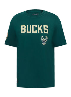 Women's Pro Standard Game Day Milwaukee Bucks Boyfriend T-Shirt-front