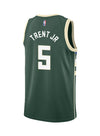 Nike 2022 Icon Edition Gary Trent Jr Milwaukee Bucks Swingman Jersey-BACK