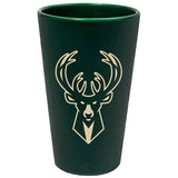 Wincraft 16 oz Icon Milwaukee Bucks Silicone Pint Glass