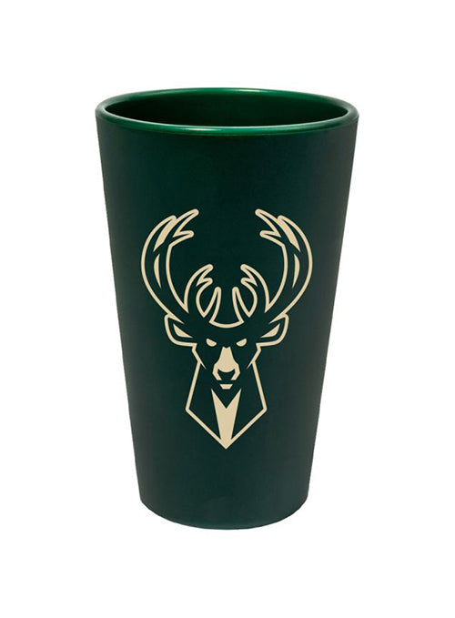 Wincraft 16 oz Icon Milwaukee Bucks Silicone Pint Glass