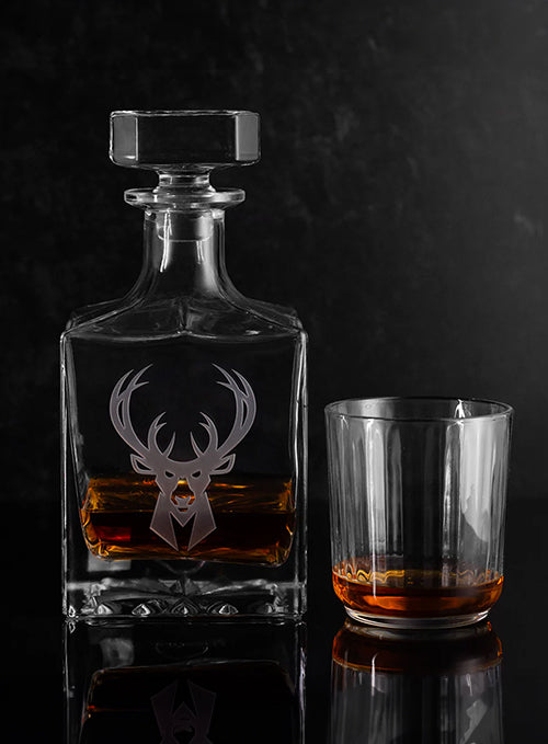 Mano's Milwaukee Bucks Square 1L Decanter