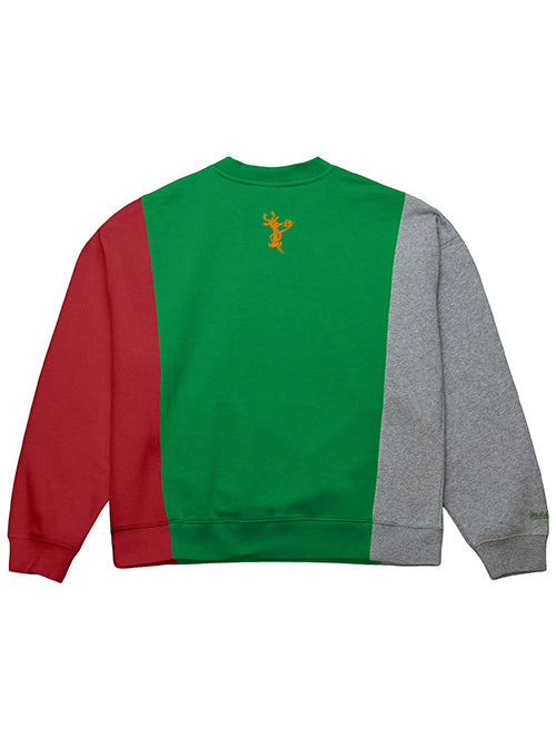 Mitchell & Ness HWC '68 Milwaukee Bucks Heritage Crewneck Sweatshirt-back