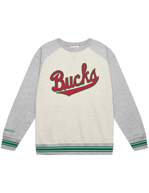 Mitchell & Ness HWC '68 Milwaukee Bucks Heritage Hooded Sweatshirt-FRONT