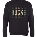 Item Of The Game Repeater Wordmark Milwaukee Bucks Crewneck Sweatshirt