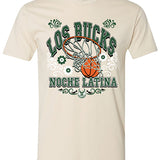 Item of the Game Noche Latina- Los Bucks Milwaukee Bucks T-Shirt-front