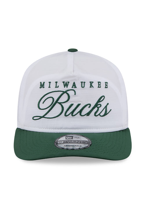 New Era Draft 2025 Golfer Milwaukee Bucks Adjustable Hat-front