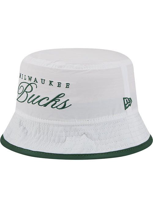 New Era Draft 2025 Milwaukee Bucks Bucket Hat-left